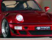 1:18 Tuning Porsche 911 964 Prior- Design CANDY RED COSTEM - WIDEBODY -